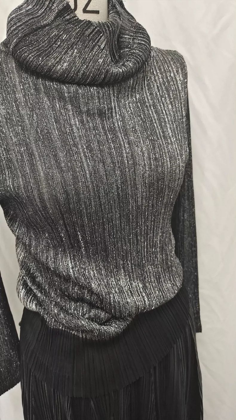 Issey Miyake Issey Miyake size:3 A vintage gold thread woven metallic l Size M / US 6-8 / IT 42-44 - 3 Thumbnail