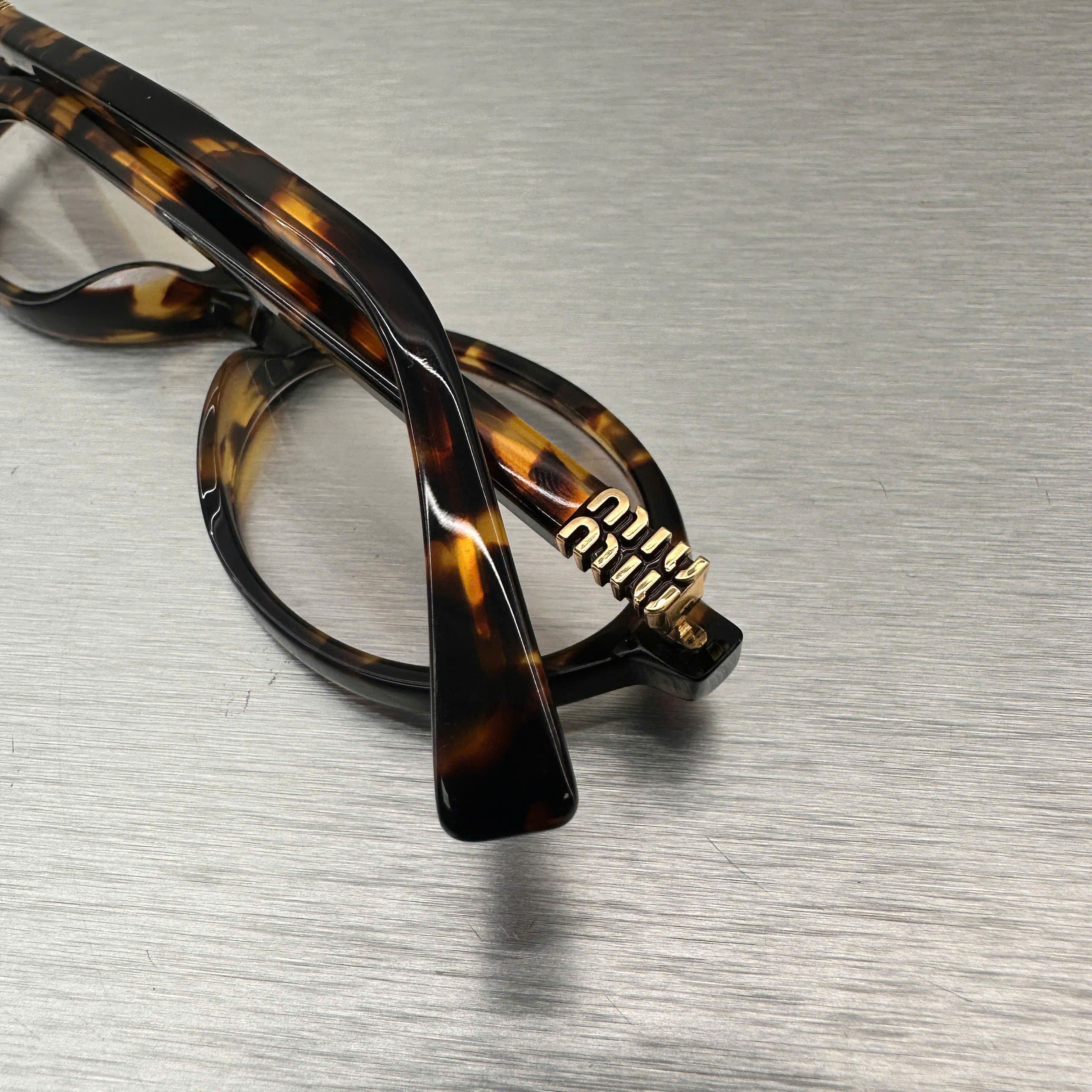 Miu Miu MIU MIU MU 04ZS VAU08N Eyewear HAVANA Size ONE SIZE - 4 Thumbnail