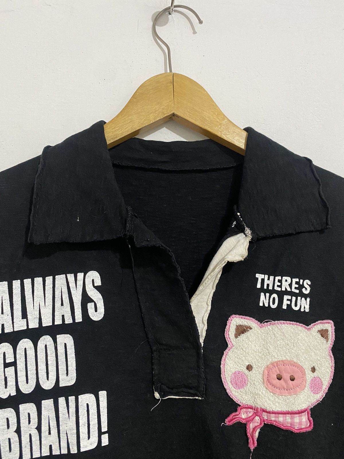 If Six Was Nine × Japanese Brand × Le Grande Bleu (L.G.B.) 💸BINDINGOFFER💸Japanese pig poem styled longsleeve goa kmrii Size US M / EU 48-50 / 2 - 3 Thumbnail