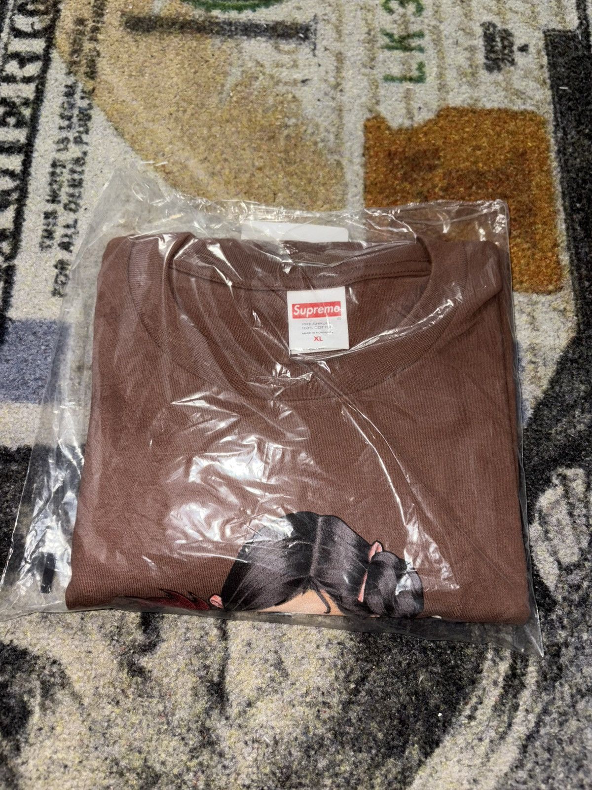 Supreme Supreme Angel T-Shirt Brown Size US XL / EU 56 / 4 - 2 Thumbnail