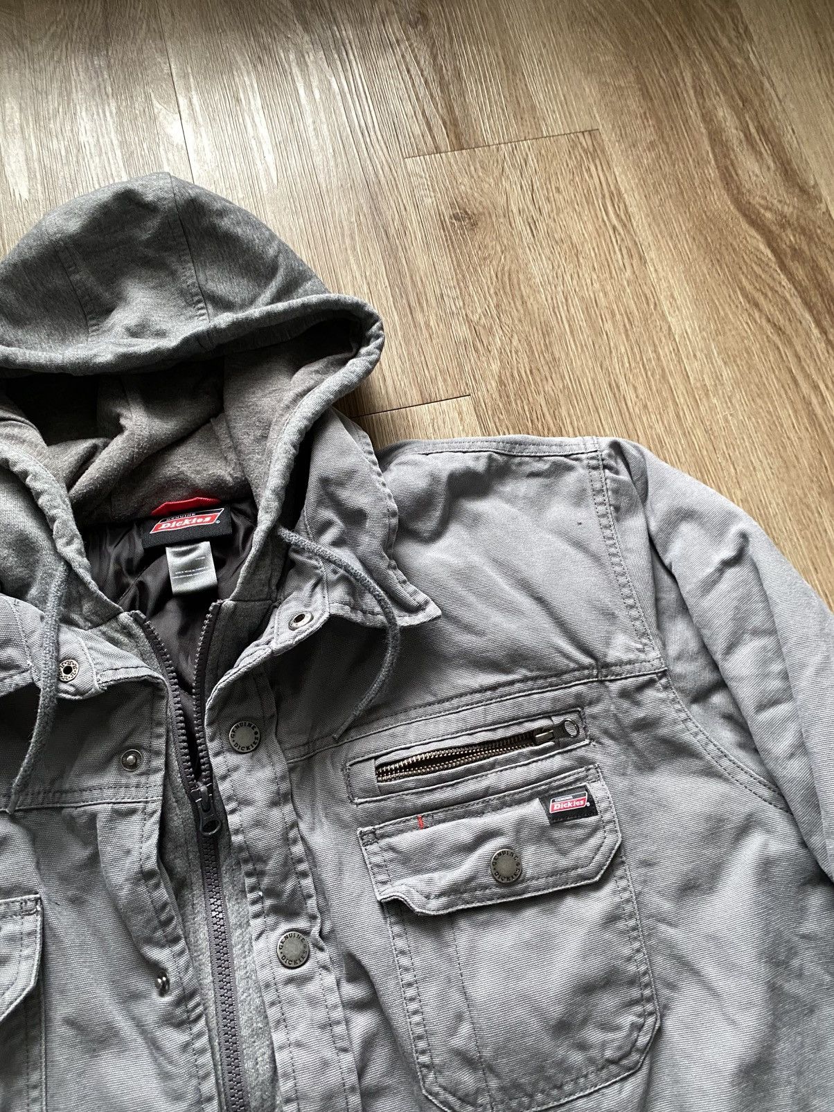 Dickies Dickies Zip Up 2in1 Hooded Work Jacket Size US XXL / EU 58 / 5 - 3 Thumbnail