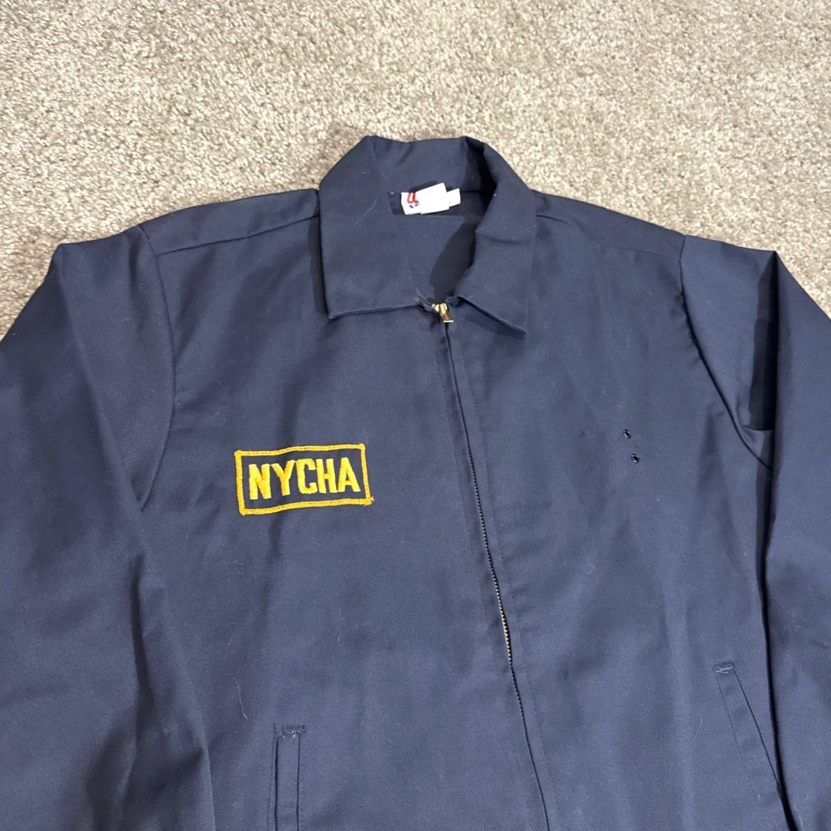 Vintage VINTAGE 70s NYCHA New York City Housing Authority Uniform Employee Jacket M Blue Bomber Jacket Men Size US M / EU 48-50 / 2 - 4 Thumbnail