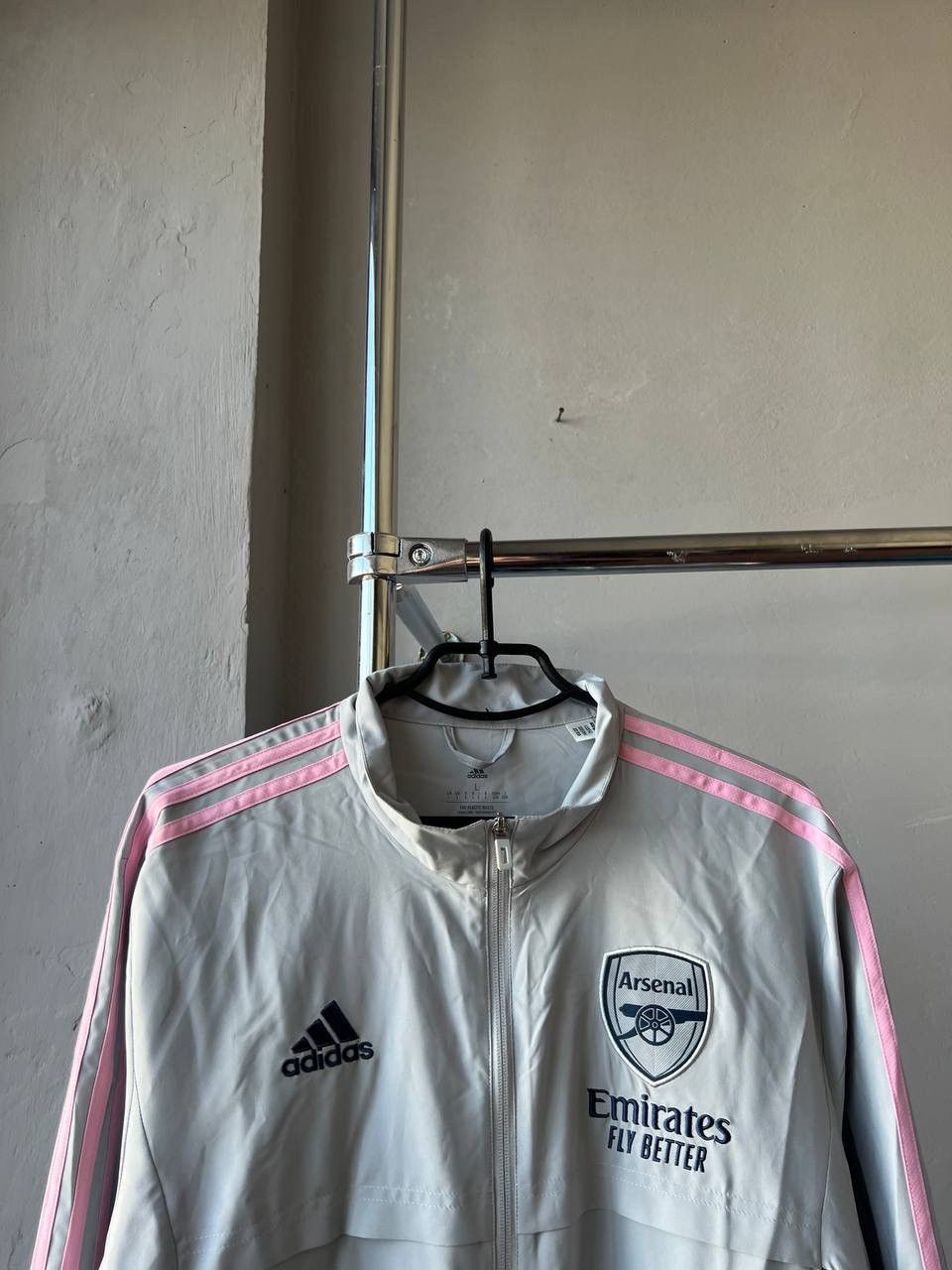 Adidas 2022/23 ARSENAL FC PRESENTATION MENS SOCCER FOOTBALL JACKET Size US L / EU 52-54 / 3 - 3 Thumbnail