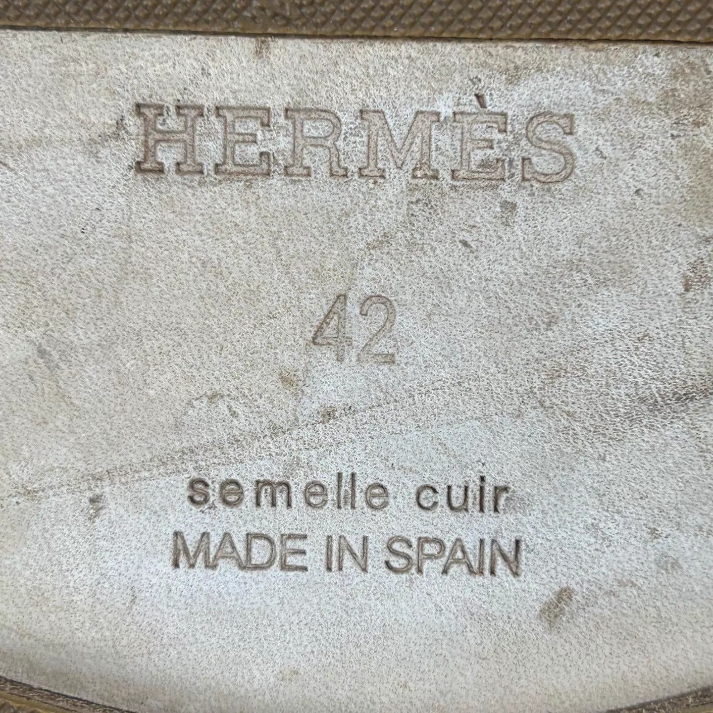 Hermes Hermes Brown Straw Open-Toe Slides 42 Size US 9 / EU 42 - 6 Thumbnail