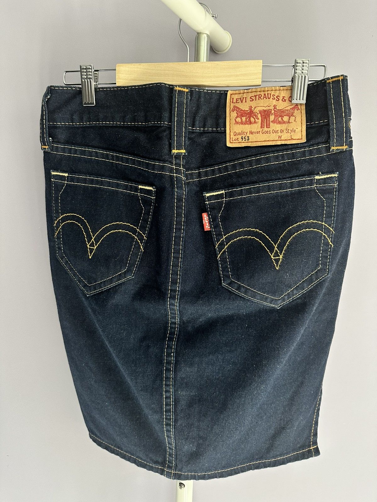 Levi's × Levi's Vintage Clothing × Vintage Vintage Levis Skirt In Women's Vintage Skirts Size 26" / US 2 / IT 38 - 3 Thumbnail