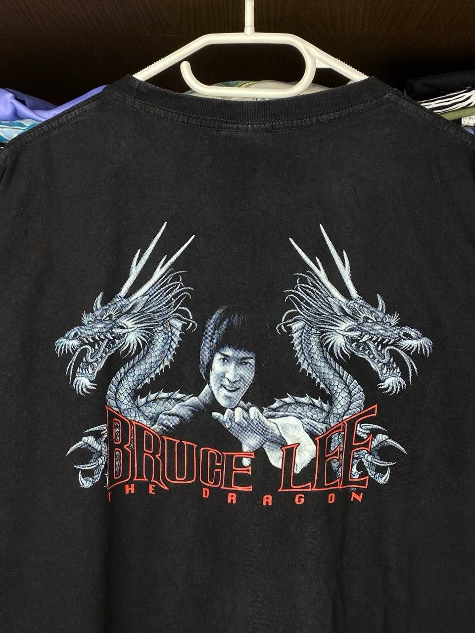 Vintage Vintage Bruce Lee "The Dragon" 90s Thai Bootleg Graphic Tee Size US XL / EU 56 / 4 - 6 Thumbnail