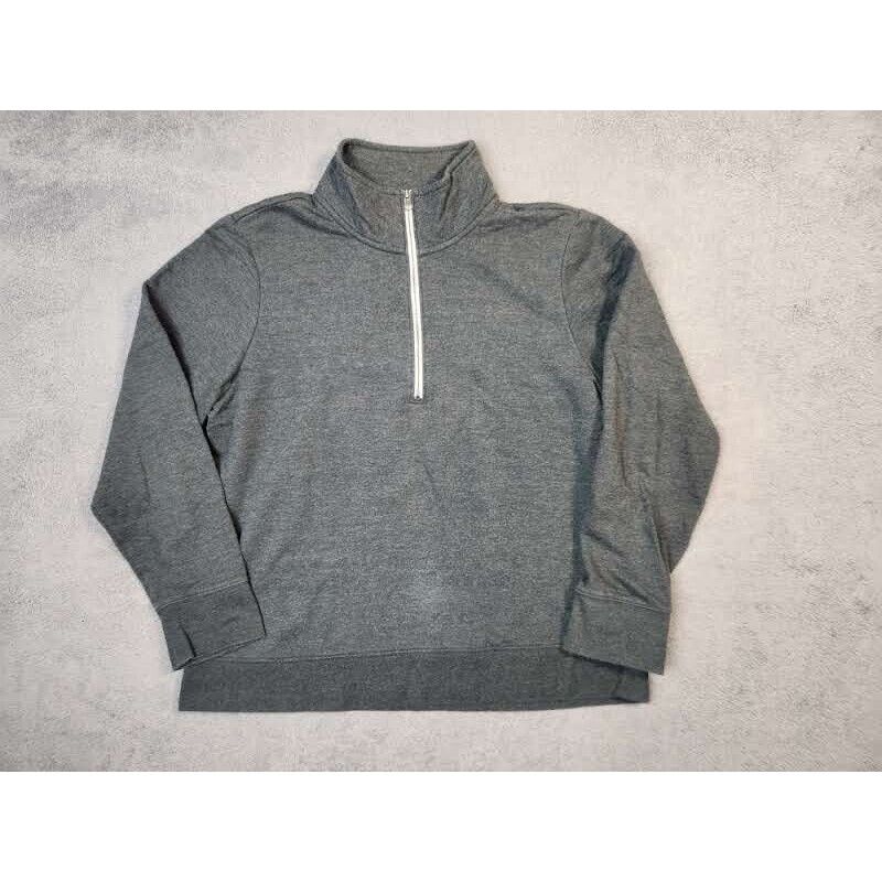 Eddie Bauer Eddie Bauer Jacket Adult Womens Large Solid Gray Quarter Zip Size US L / EU 52-54 / 3 - 1 Thumbnail