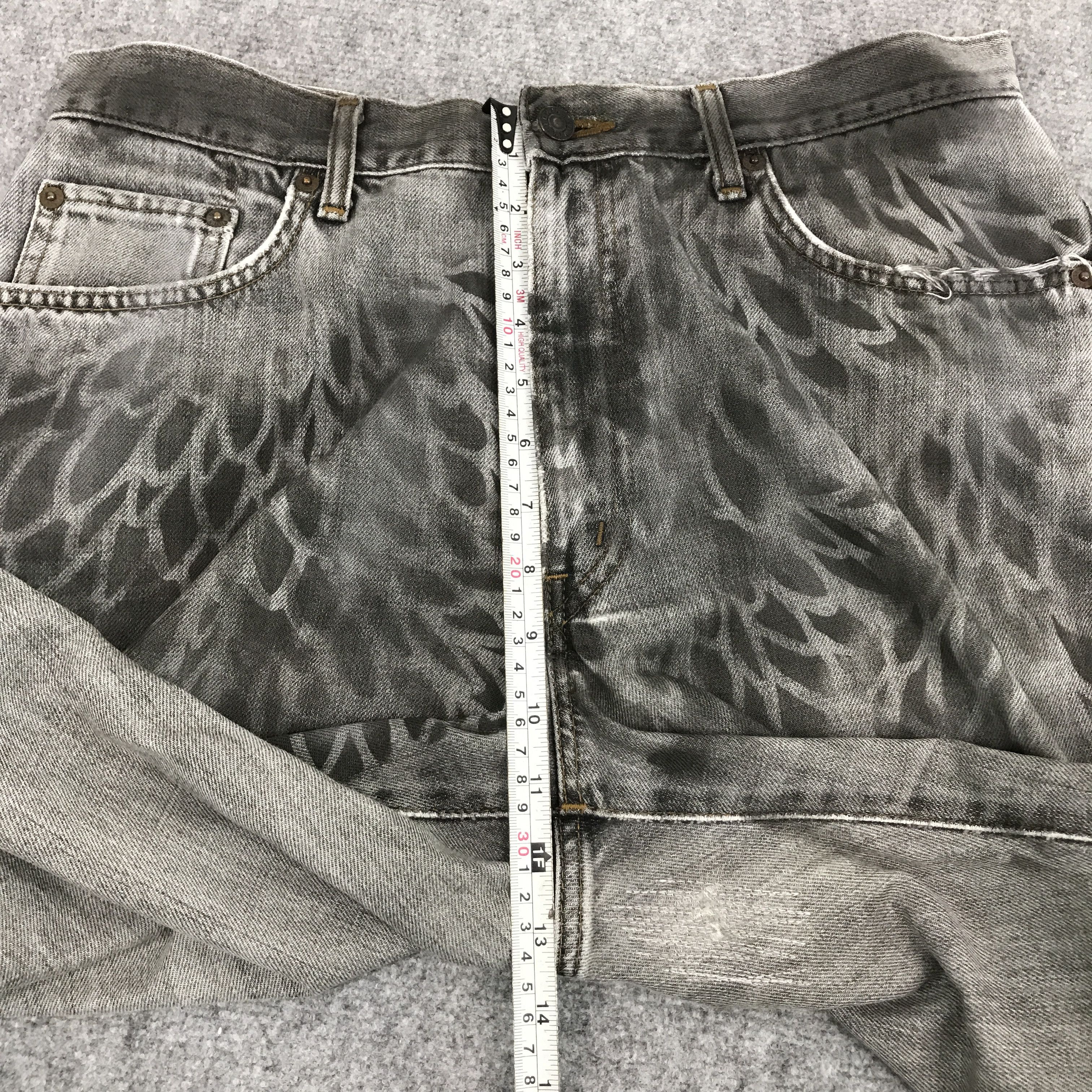 Edwin black faded denim edwin distressed jean pants Size US 32 / EU 48 - 4 Thumbnail