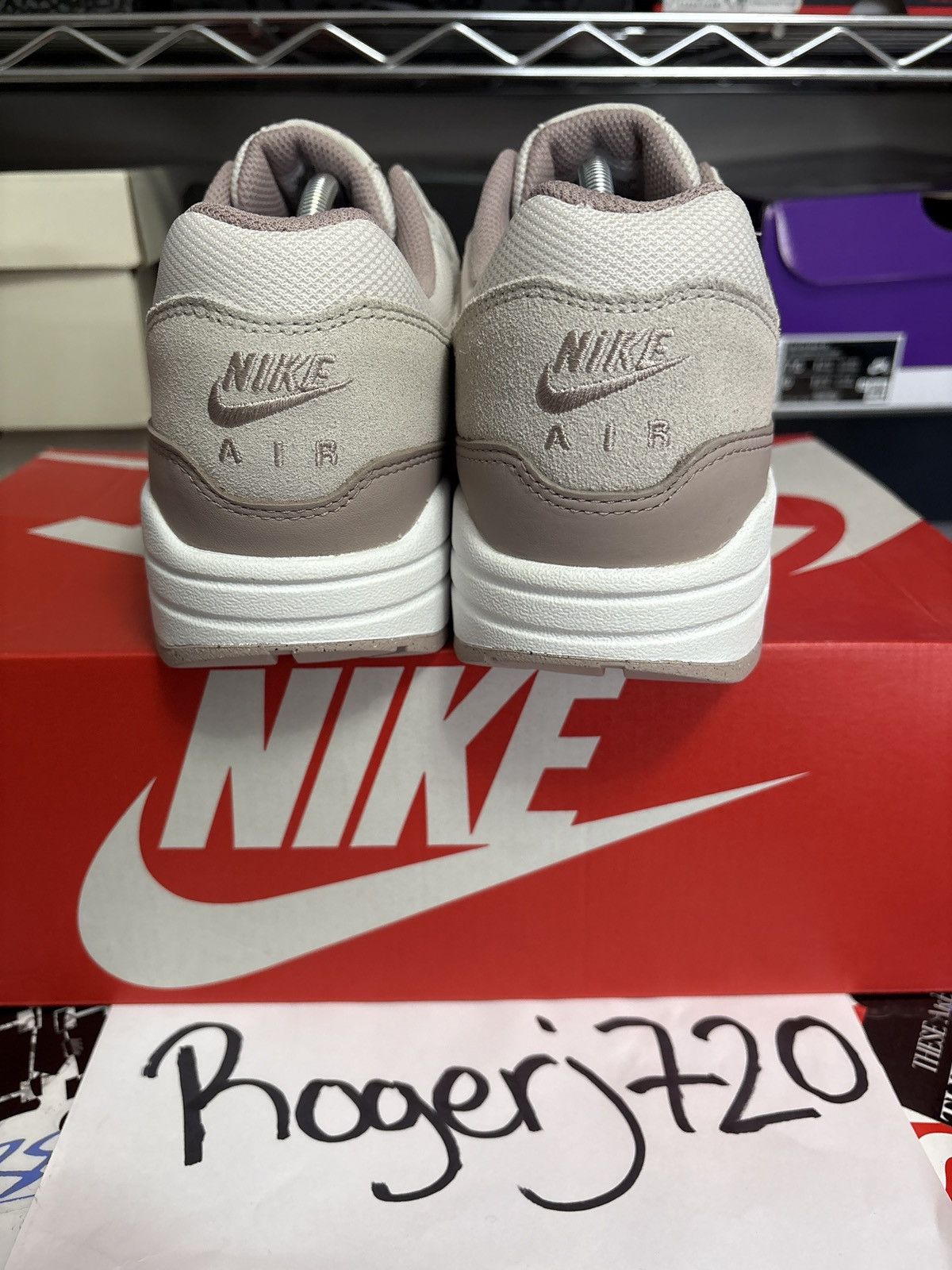 Nike Air Max 1 SC Violet Dust Size US 8 / EU 41 - 2 Thumbnail