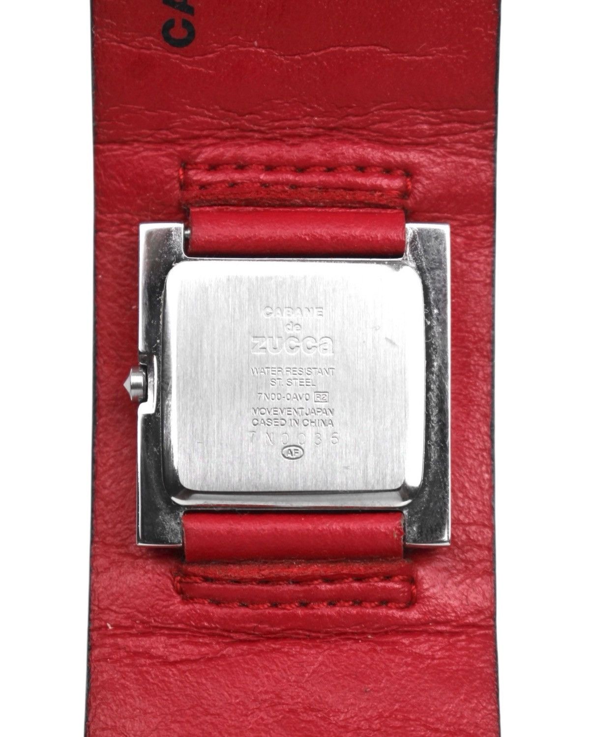 Issey Miyake × Seiko 1990S CABANE DE ZUCCA PMZ DOUBLE BUCKLE STUDDED CUFF WATCH Size ONE SIZE - 8 Thumbnail