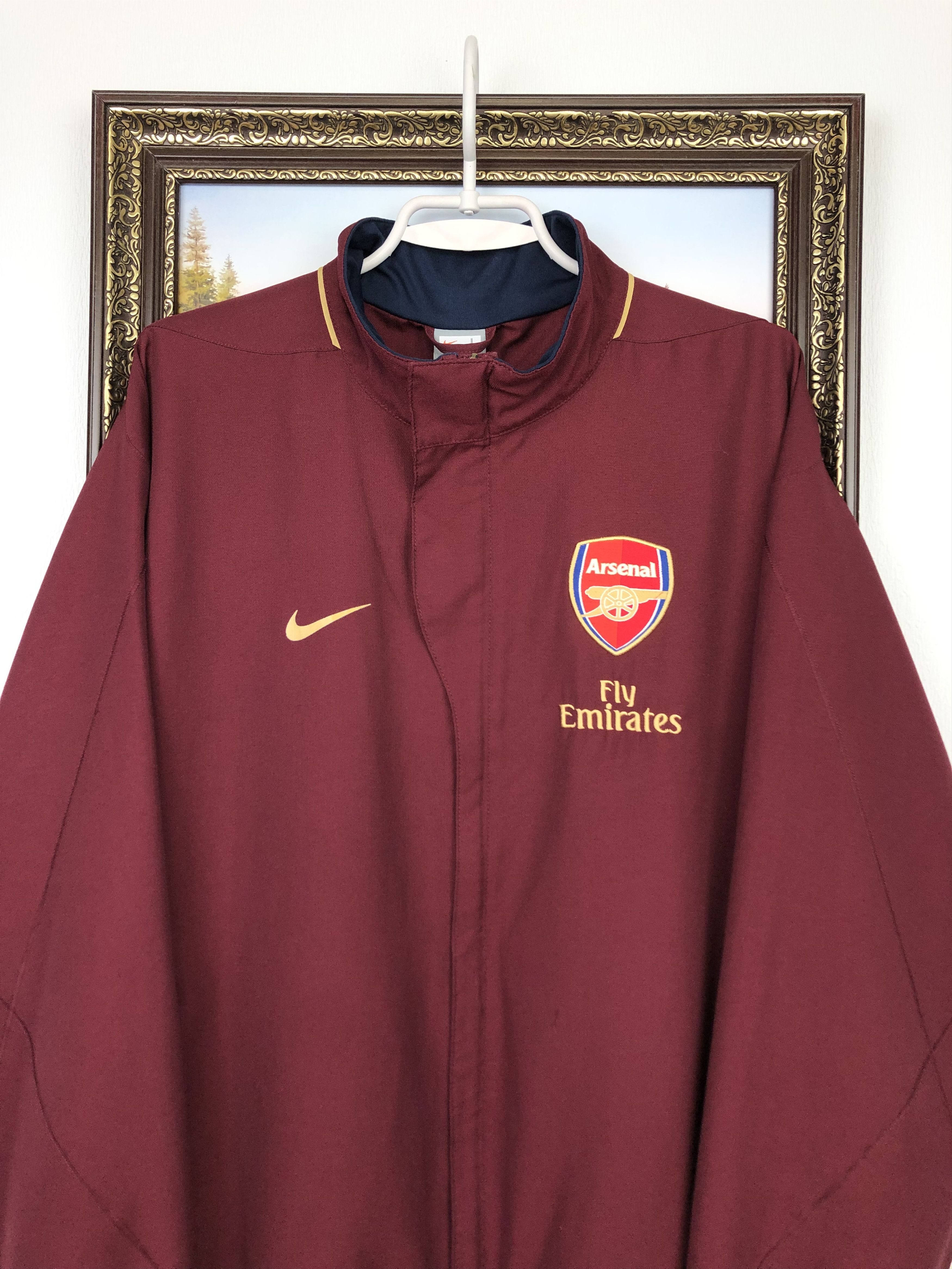 Nike Vintage Nike Arsenal Football Jacket Soccer Track Gunners Size US L / EU 52-54 / 3 - 2 Thumbnail