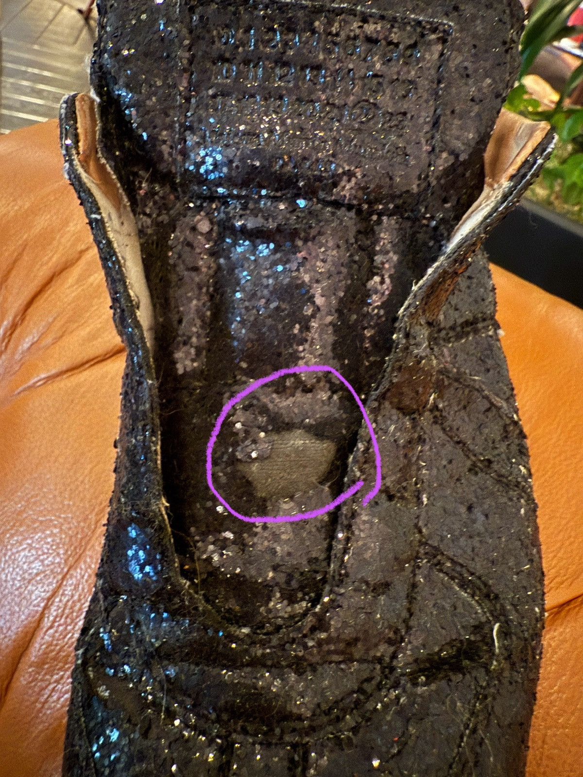 Maison Margiela Maison Martin Margiela Replica Glitter low top sz 44 /US10.5 Size US 10.5 / EU 43-44 - 9 Thumbnail