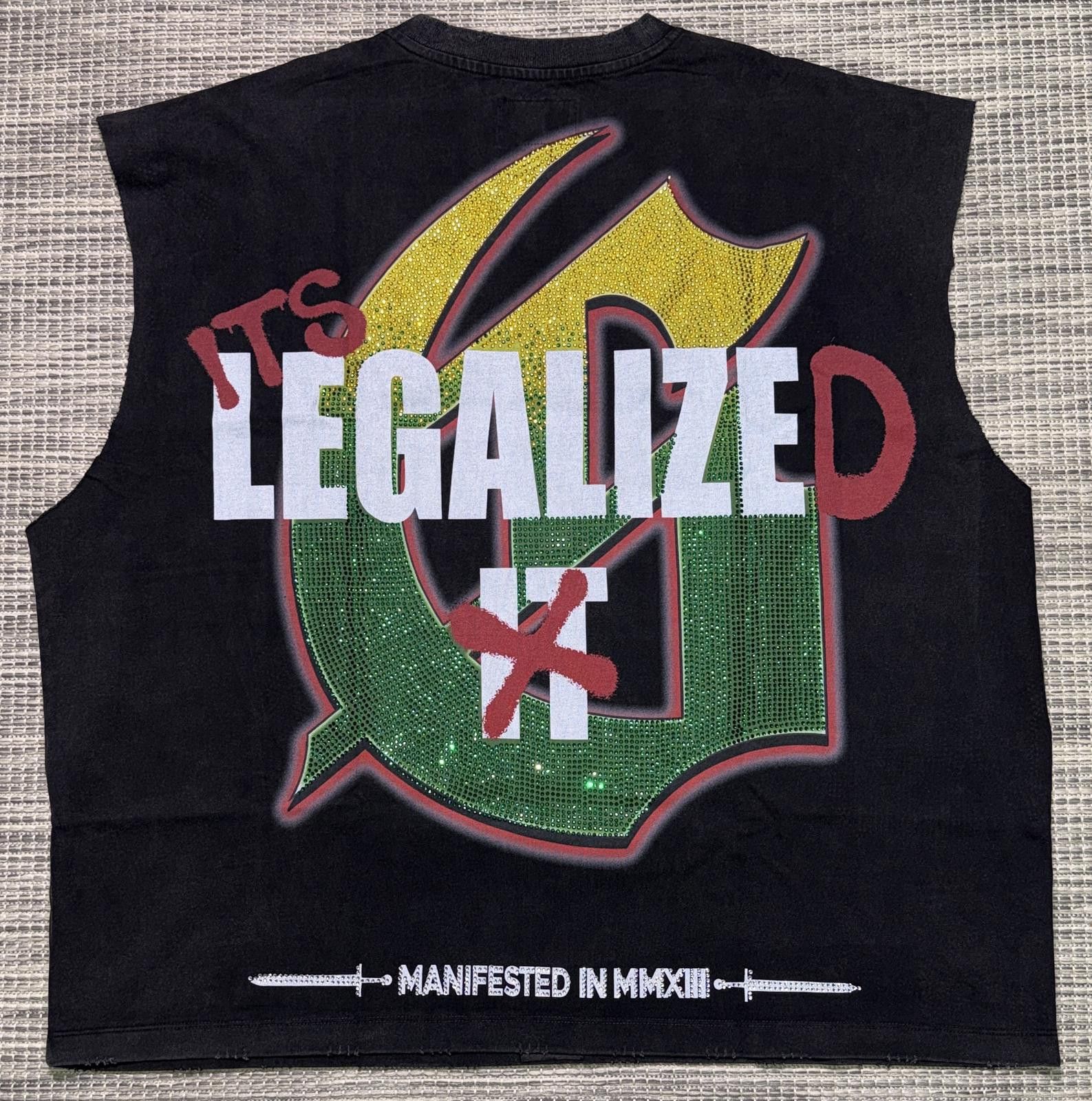 Godspeed Godspeed Black 420 Indoor VVS Sleeveless Tee Size US XXL / EU 58 / 5 - 4 Thumbnail