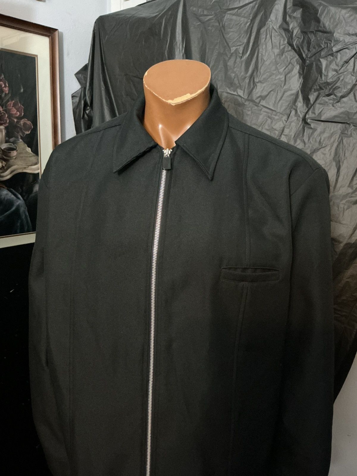 Vintage Vintage 90s Y2K Kikwear Smooth Cuts Mechanic Skate Jacket Size US L / EU 52-54 / 3 - 13 Thumbnail