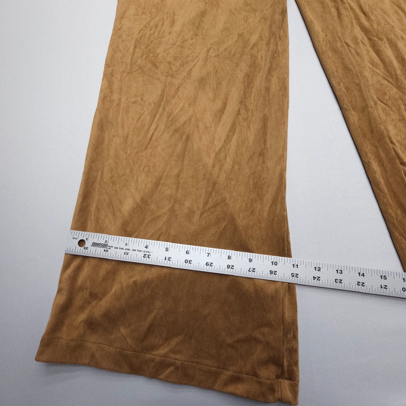 Velvet Autres Filles Pant pants Wide Leg Mid Rise Pull On Velvet Brown One Size OS 33 x 28" City Vintage No Size 42" / US 20 - 4 Thumbnail