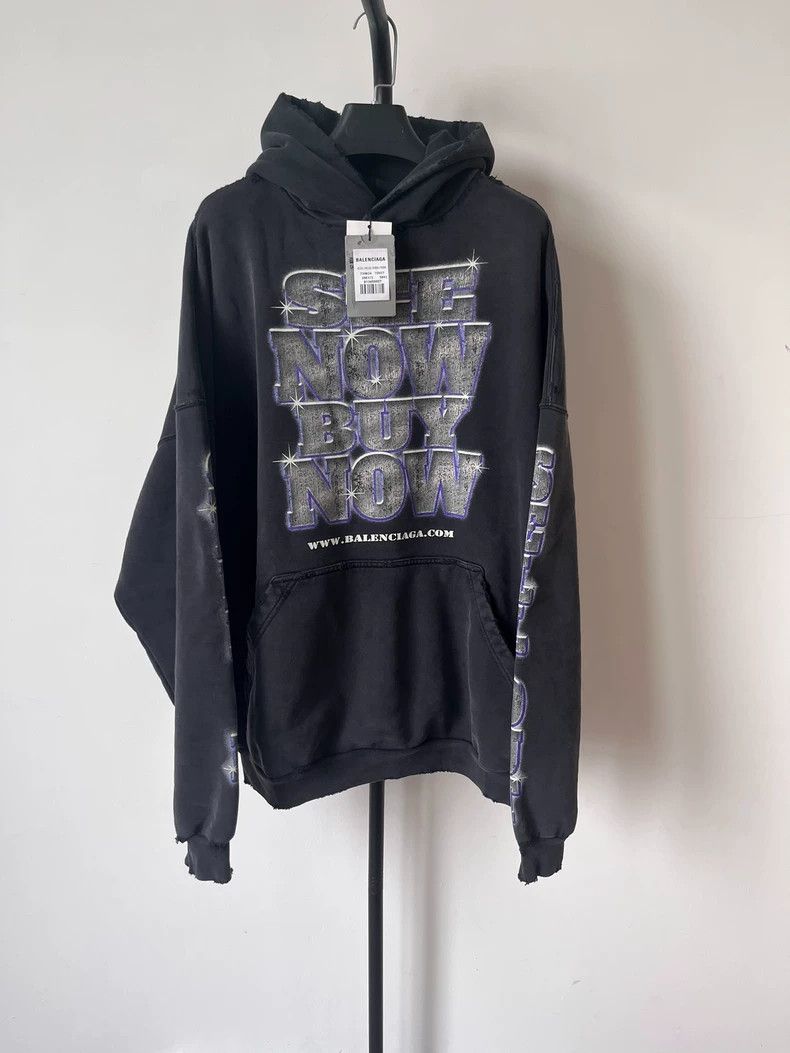 Balenciaga See Now Oversized Hoodie - dmc