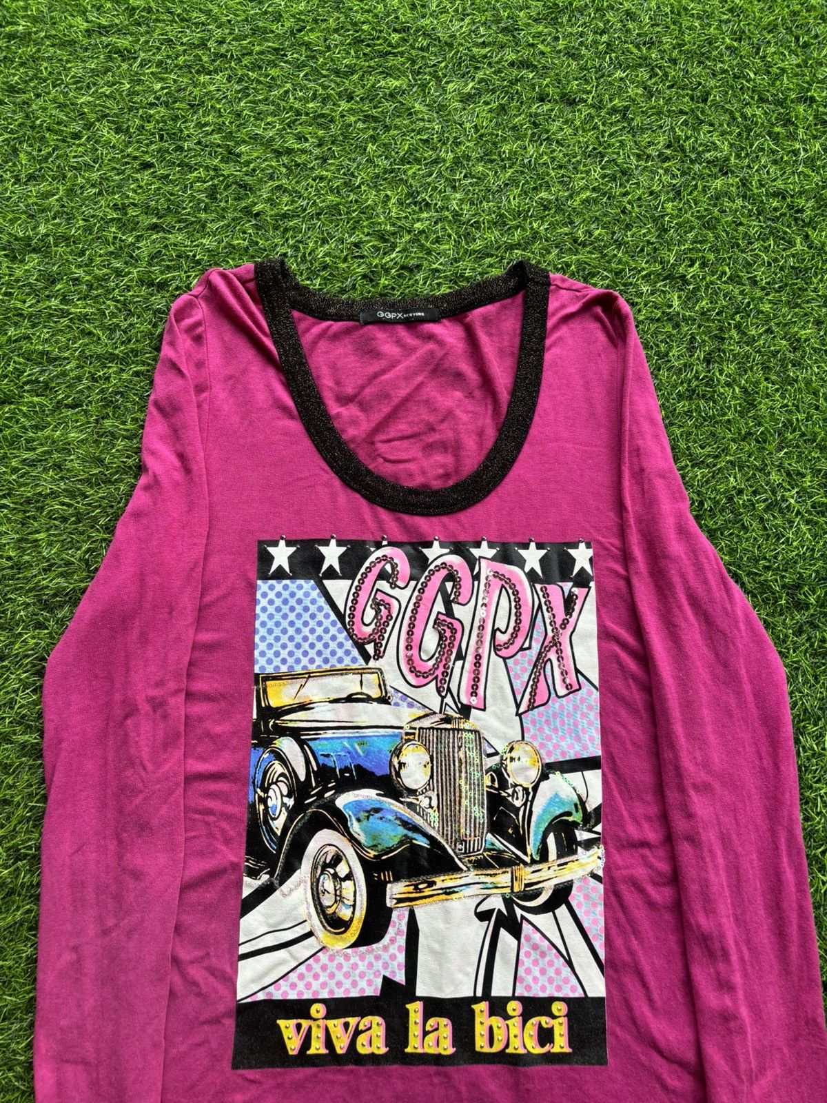 Hysteric Glamour Y2k GGPX Newyork Viva la bici Longsleeve Size M / US 6-8 / IT 42-44 - 2 Thumbnail