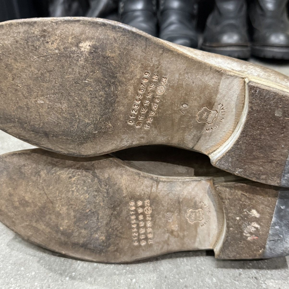 Leather × Maison Margiela maison margiela mold effect leather oxford Size US 8.5 / EU 41-42 - 4 Thumbnail