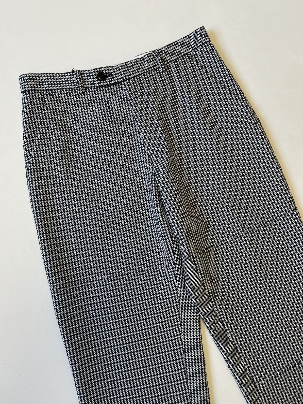 Martine Rose Houndstooth Check Cotton Panelled Trousers Size US 32 / EU 48 - 5 Thumbnail