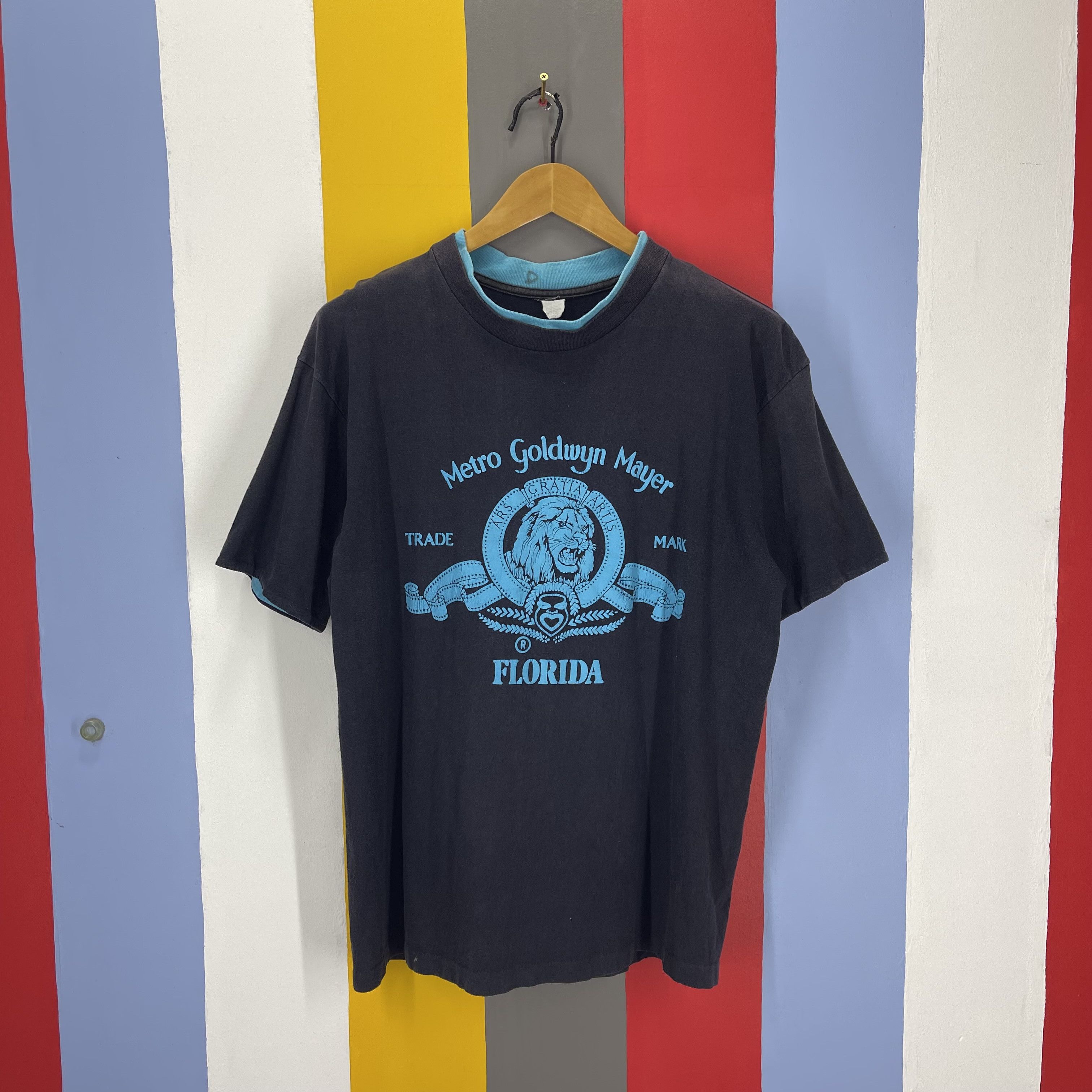 Vintage 90s Vintage METRO GOLDWYN MAYER FLORIDA T Shirt #2025/14 Size US XL / EU 56 / 4 - 1 Thumbnail