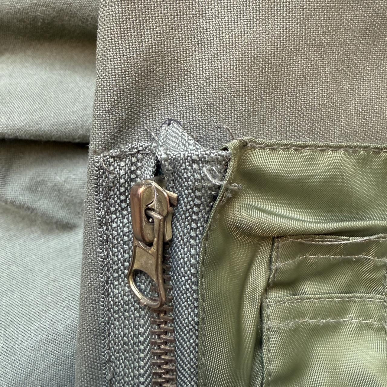 LongJourney longjourney army green patchwork leather bomber jacket ma-1 Size US XL / EU 56 / 4 - 8 Thumbnail