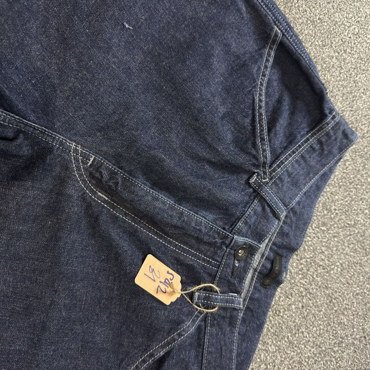 Undercover × Uniqlo 🔥🇯🇵 Japanese Baggy Raw Denim Uniqlo Indigo Jeans Y2K Style Size US 31 - 11 Thumbnail