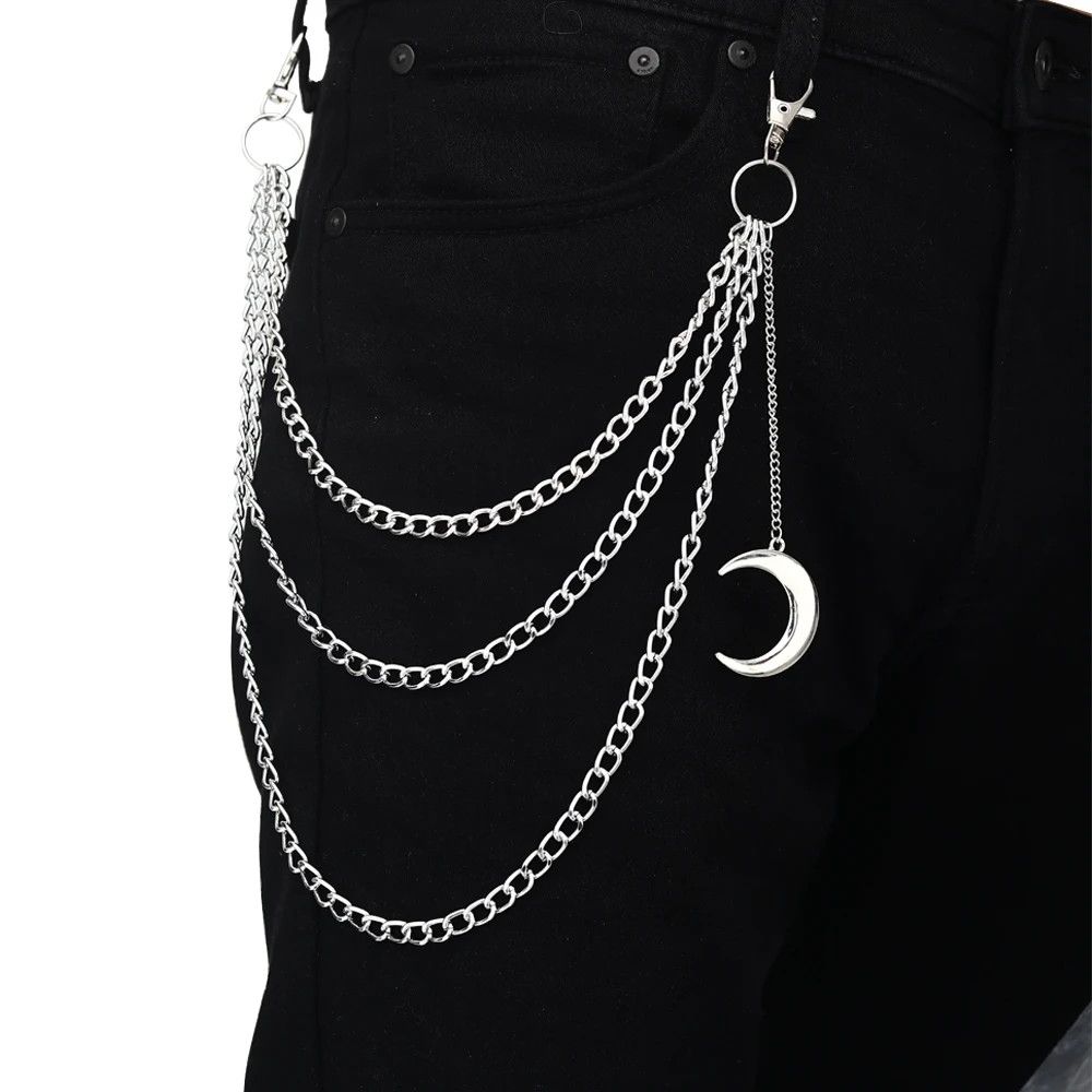 Jewelry Punk Pants Belt Waist Chains Jewelry Accessories Size ONE SIZE - 1 Thumbnail