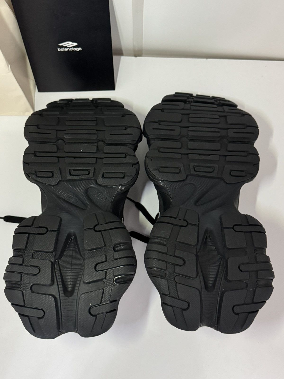 Balenciaga ⛔️Balenciaga leather cargo sneakers black Size US 10 / EU 43 - 8 Thumbnail