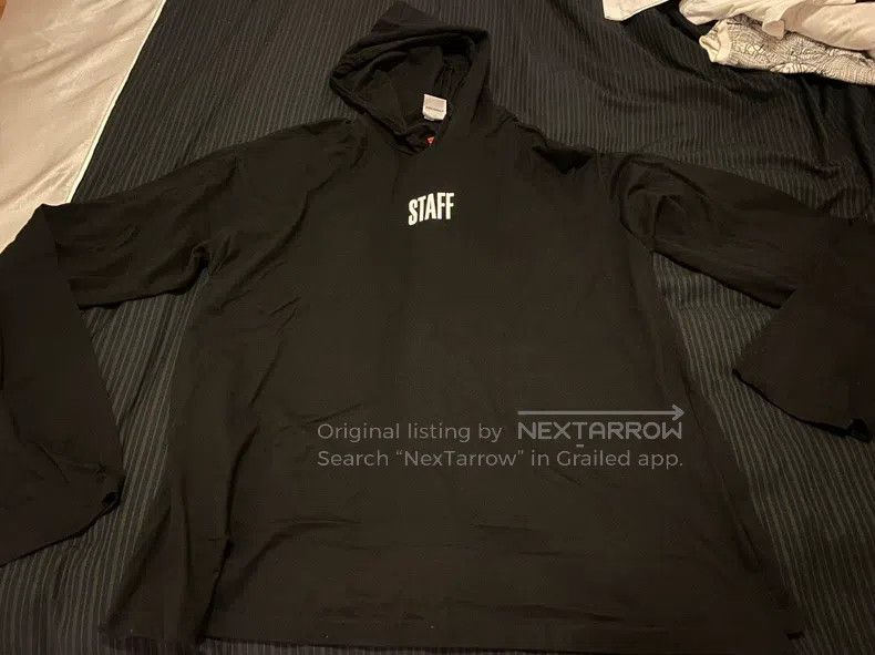 Vetements VETEMENTS Classic staff hooded sweatshirt, long sleeves Size US XS / EU 42 / 0 - 1 Thumbnail