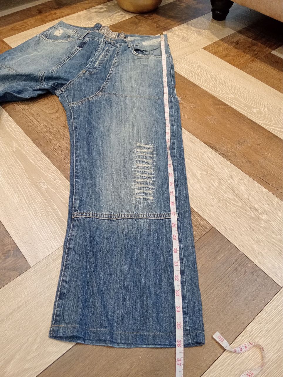Stussy STUSSY WORKGEAR DISTRESSED JEANS - SIZE 32 Size US 32 / EU 48 - 16 Thumbnail