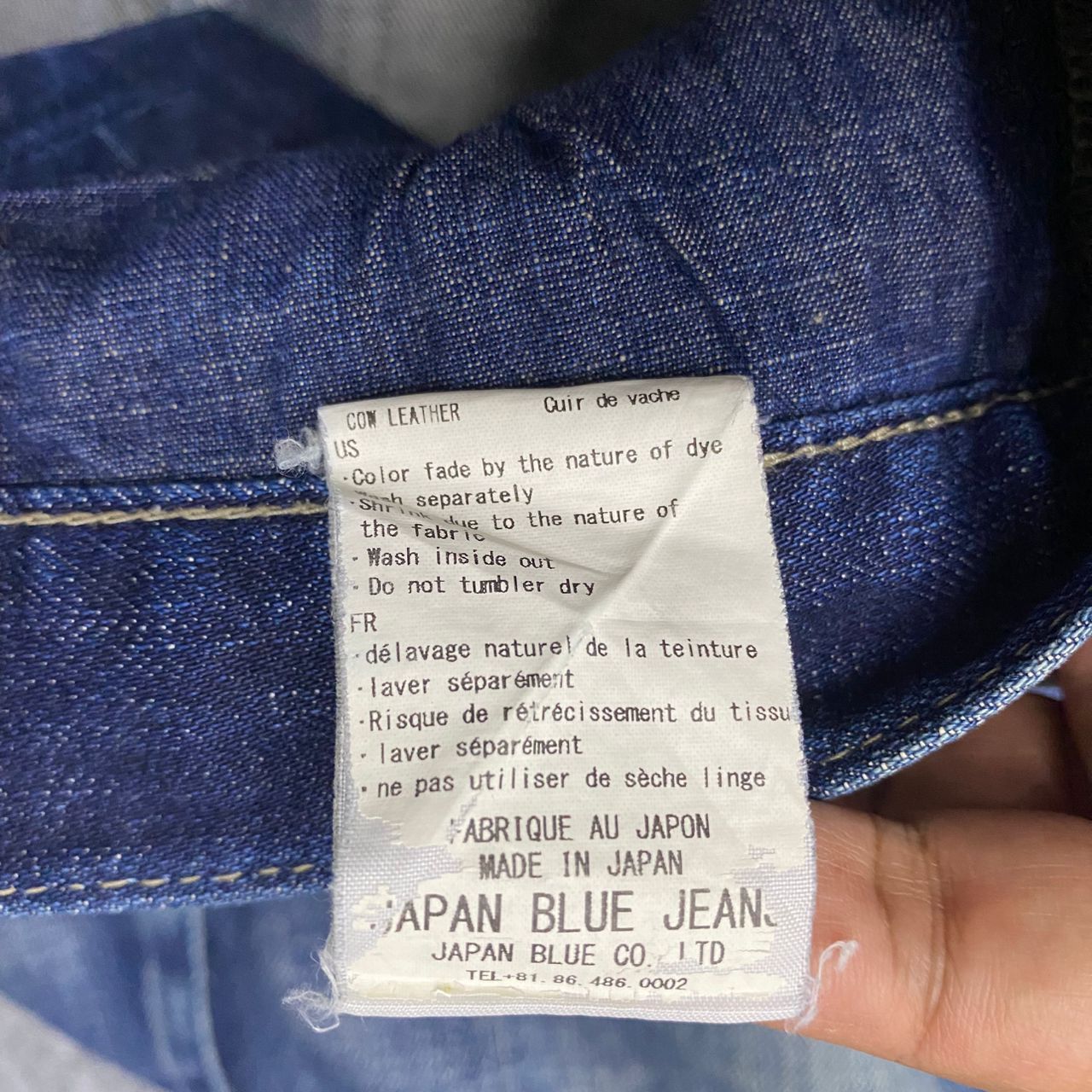 Japan Blue Jeans 💥Best Offer💥Vintage Japan Blue Jeans Distressed Denim Size US 34 / EU 50 - 20 Thumbnail