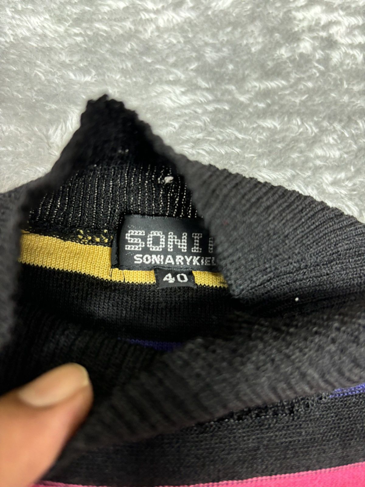 Sonia Rykiel Sonia Rykiel Wool Stripe Size S / US 4 / IT 40 - 2 Thumbnail