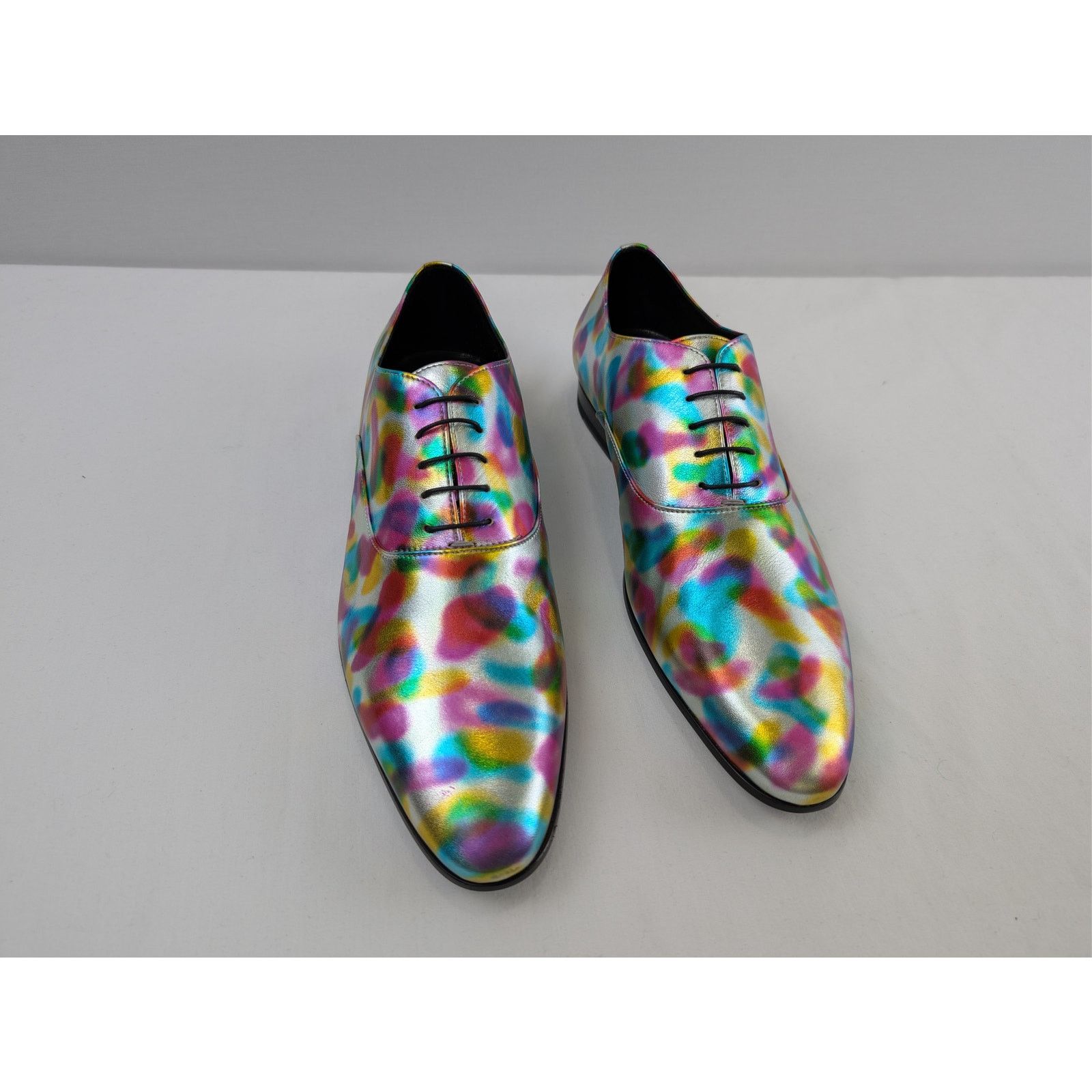 Saint Laurent Paris o1rshd1 Q:2 / Paint Oxford Derby Shoe boots in Multicolor Size US 10 / EU 43 - 5 Thumbnail