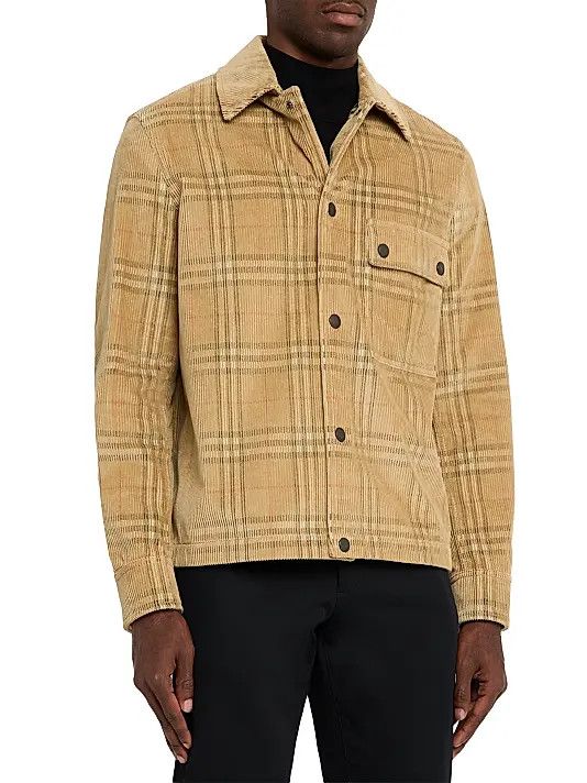 Burberry o1srvl11e1225 Check Cotton Corduroy Overshirt in Multicolor Size US XL / EU 56 / 4 - 3 Thumbnail