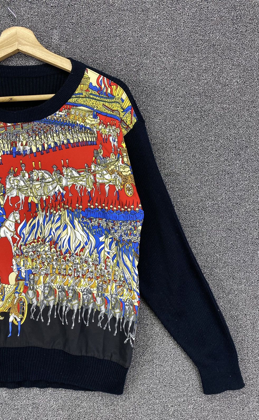 Vintage Vintage Grand Cortege A Moscou Hermes Style Knit Sweater Size M / US 6-8 / IT 42-44 - 4 Thumbnail