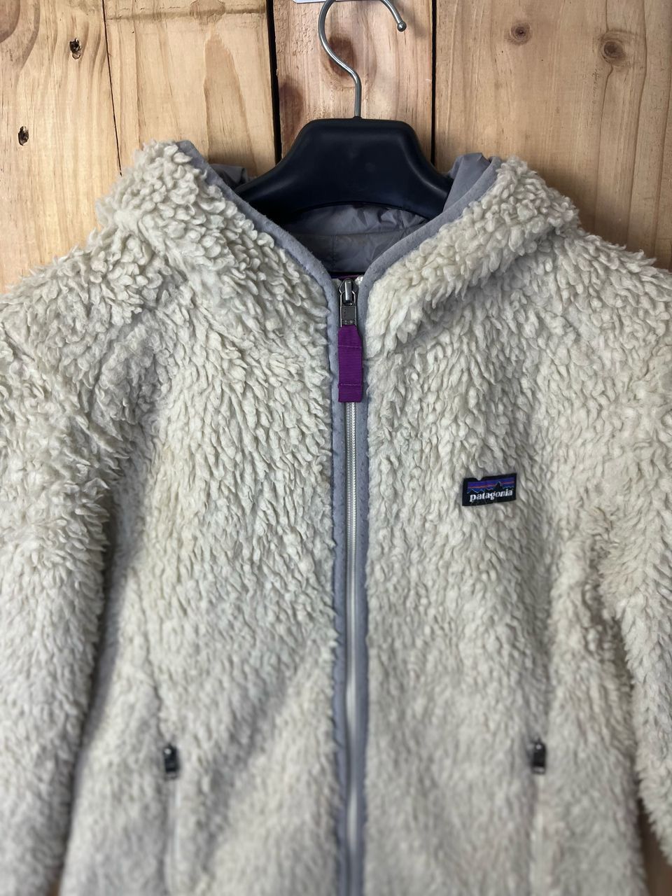 Designer × Patagonia × Vintage Patagonia Women Fleece Hoodie Jacket Size M / US 6-8 / IT 42-44 - 6 Thumbnail