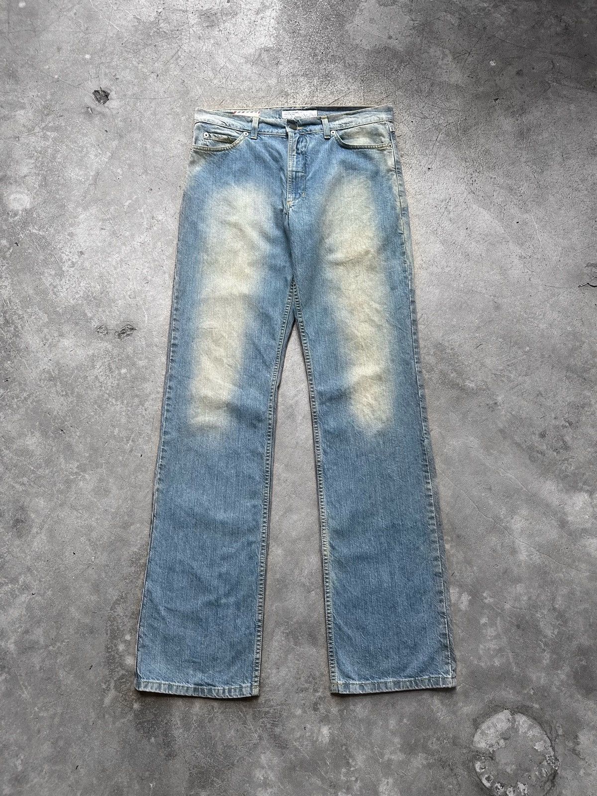 image of Hussein Chalayan Ss03 Bleached Archive Denim, Men's (Size 32)
