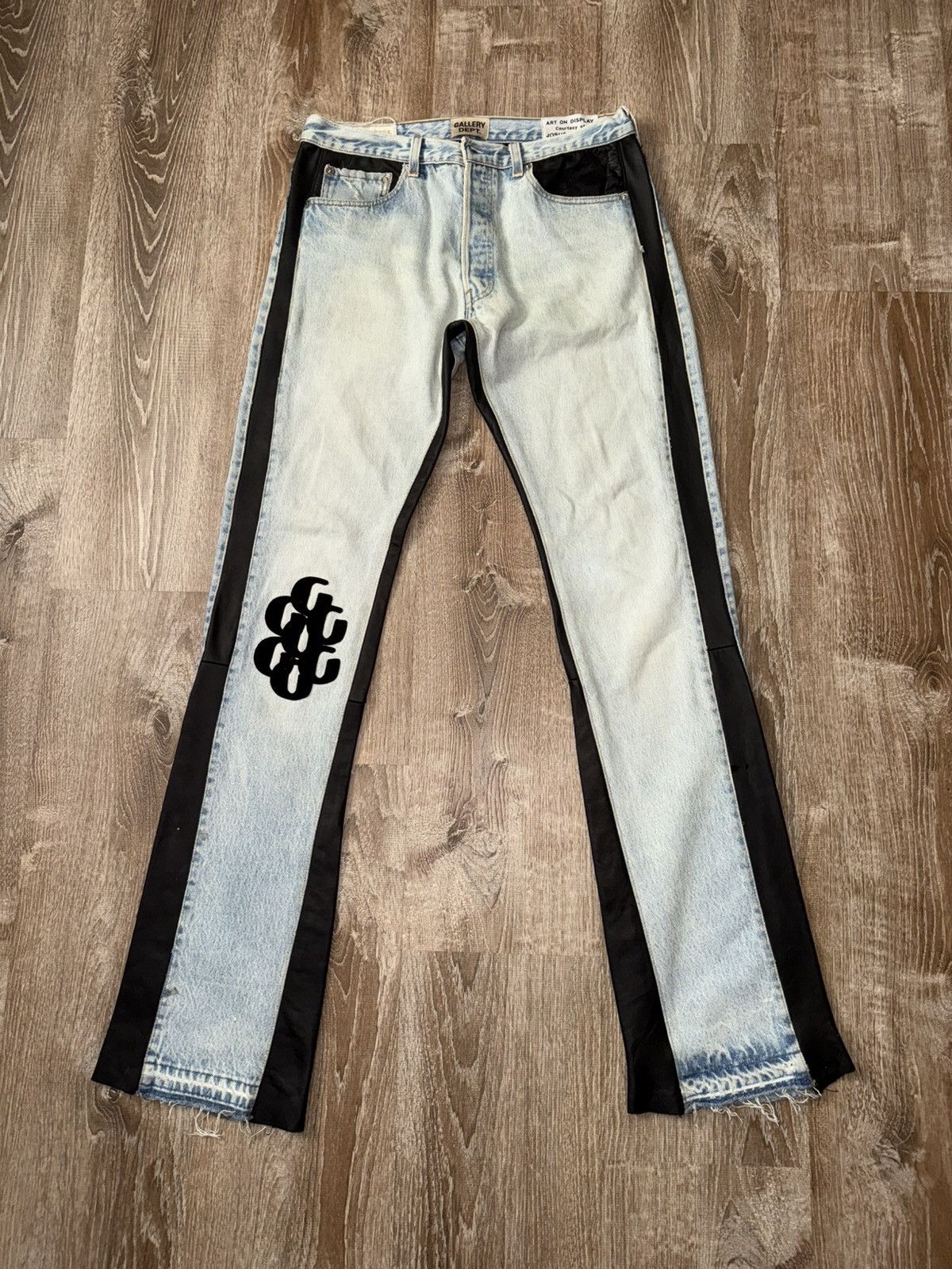 Gallery Dept. Gallery Dept. Rodeo Flare G Patch Leather Jeans Size US 31 - 1 Thumbnail