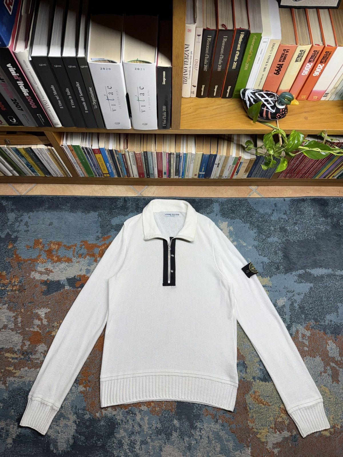 Stone Island Vintage Stone Island SS 2010 1/4 Half Zip Sweater Size US M / EU 48-50 / 2 - 1 Thumbnail