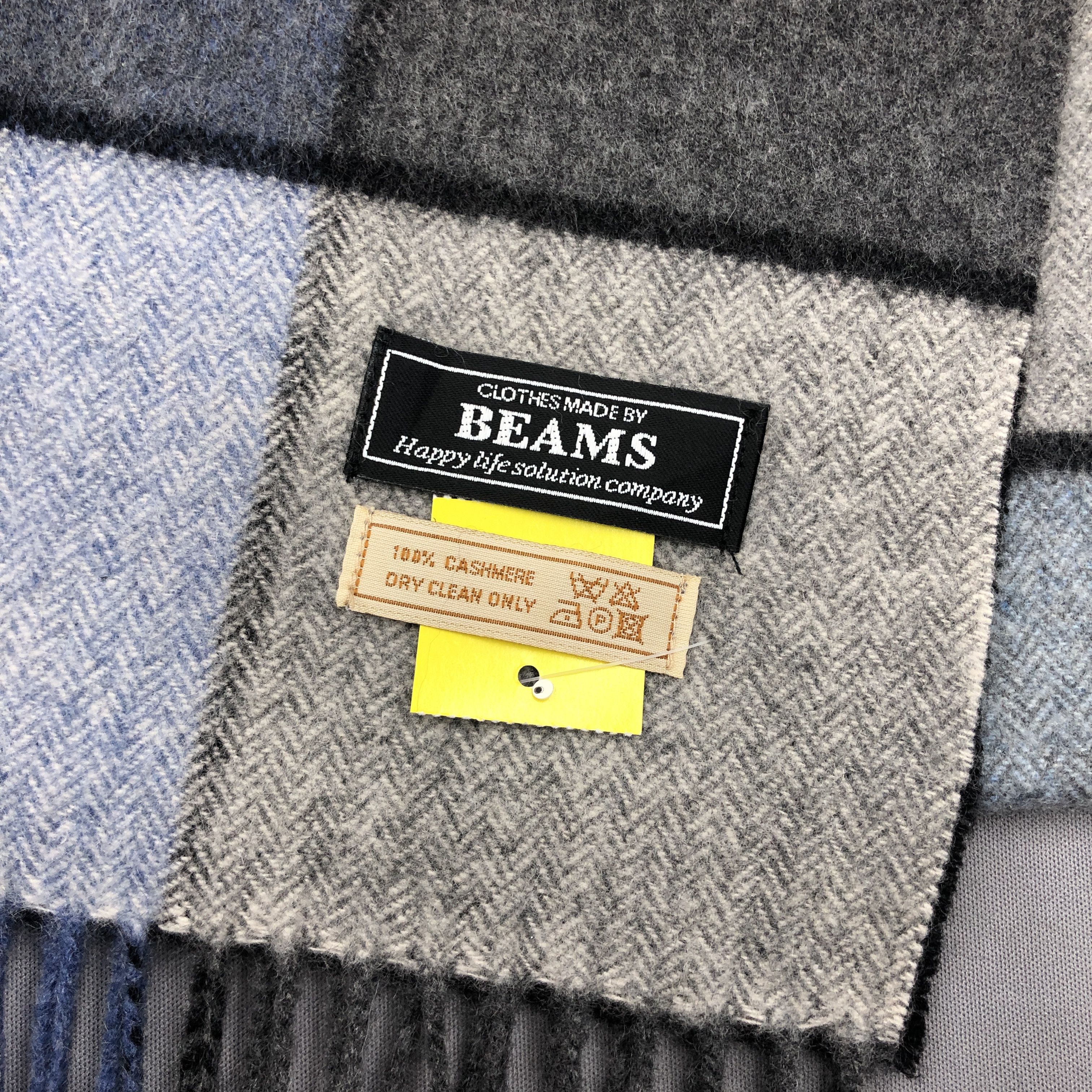 Beams Plus Vintage Beams Scarf Muffler Wool Cashmere Scarves Size ONE SIZE - 4 Thumbnail