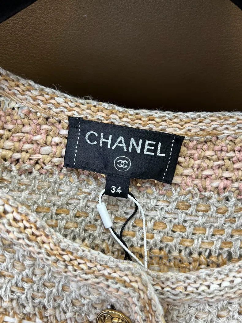 Chanel Chanel Greek Series Colour-blocked Striped Woven Dress Size XXS / US 00 / IT 34 - 6 Thumbnail