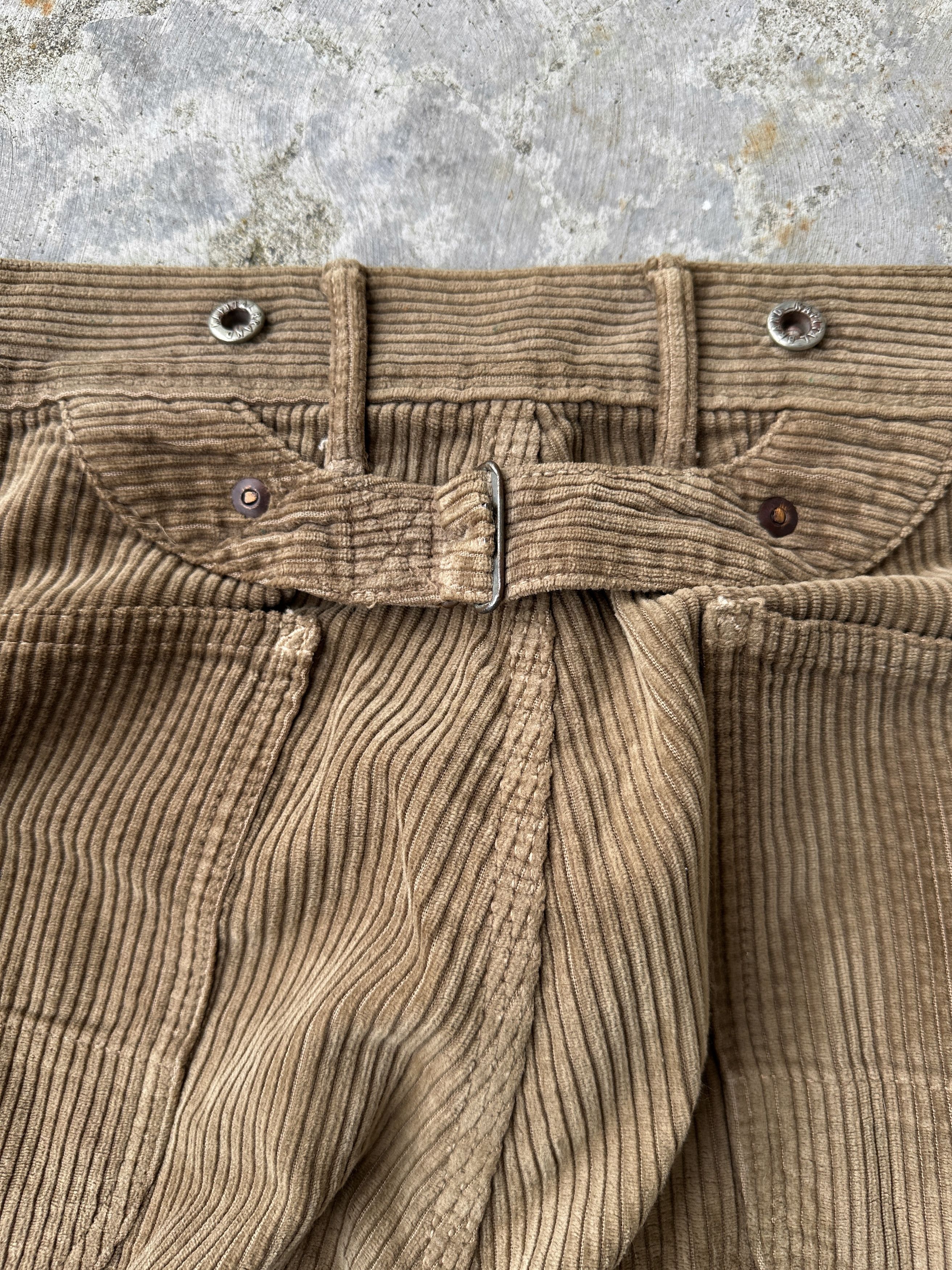 Kapital Kountry Buckleback Lumber Winday Corduroy Cord Carpenter work pant Size US 33 - 8 Thumbnail