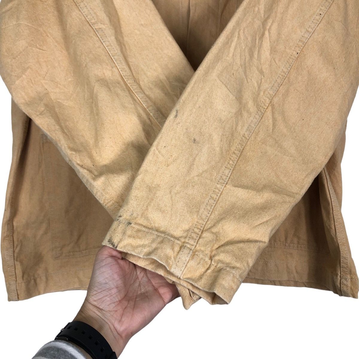 Japanese Brand 🔥Vintage Chore Jacket GU Japan Issey Miyake Design Size US L / EU 52-54 / 3 - 15 Thumbnail