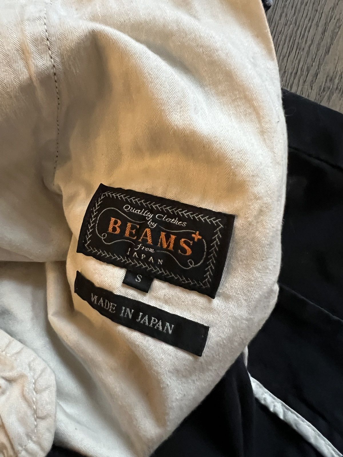 Beams Plus 2 Pleats Chino S black