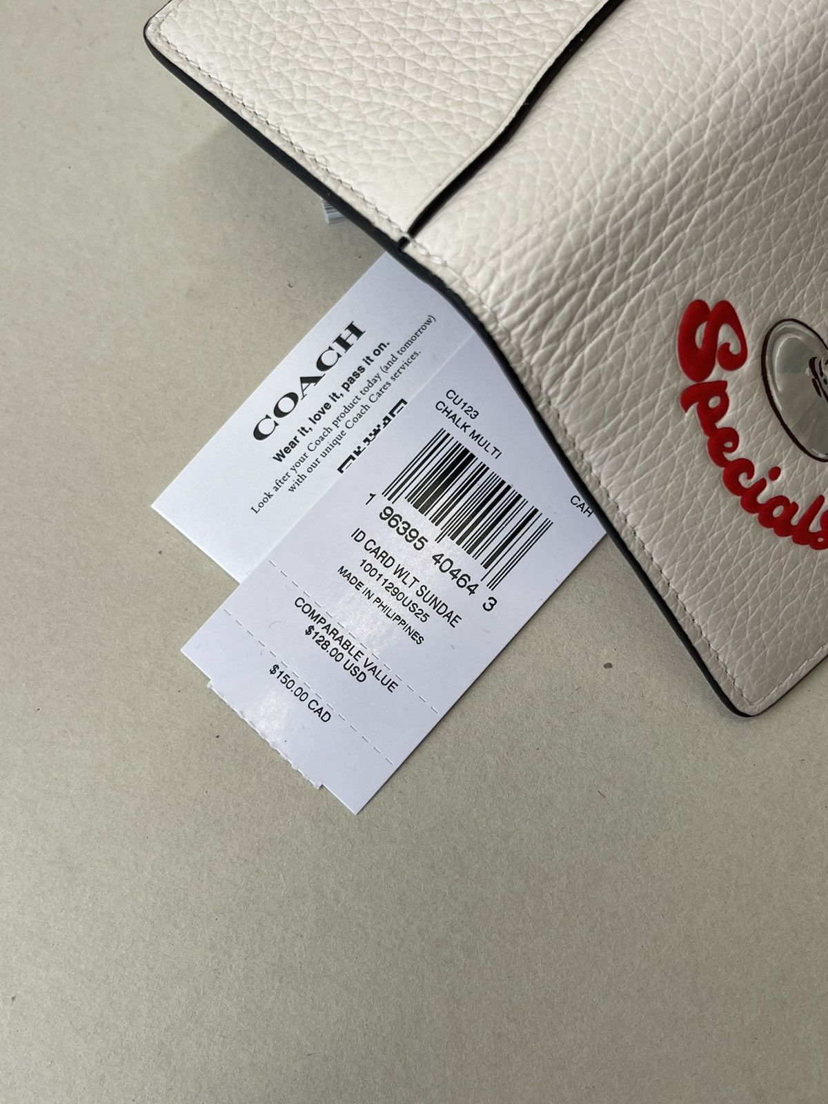 Coach (new+tag+box) Coach women bifold + card case leather wallet Size ONE SIZE - 6 Thumbnail