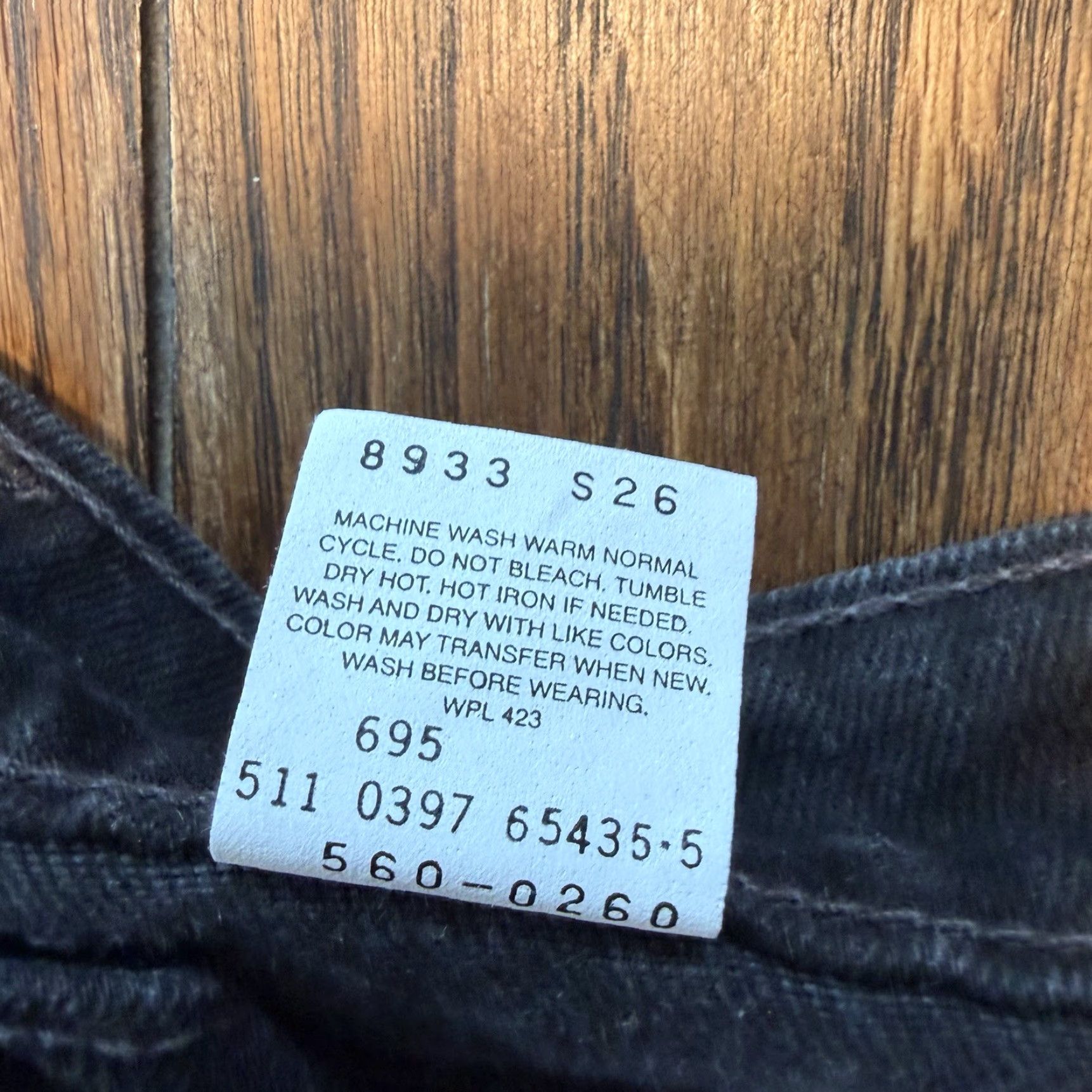 Levi's VINTAGE Levis Jeans 560 Comfort Loose Tapered Leg Black Mens 36x30 USA Made Size US 36 / EU 52 - 6 Thumbnail