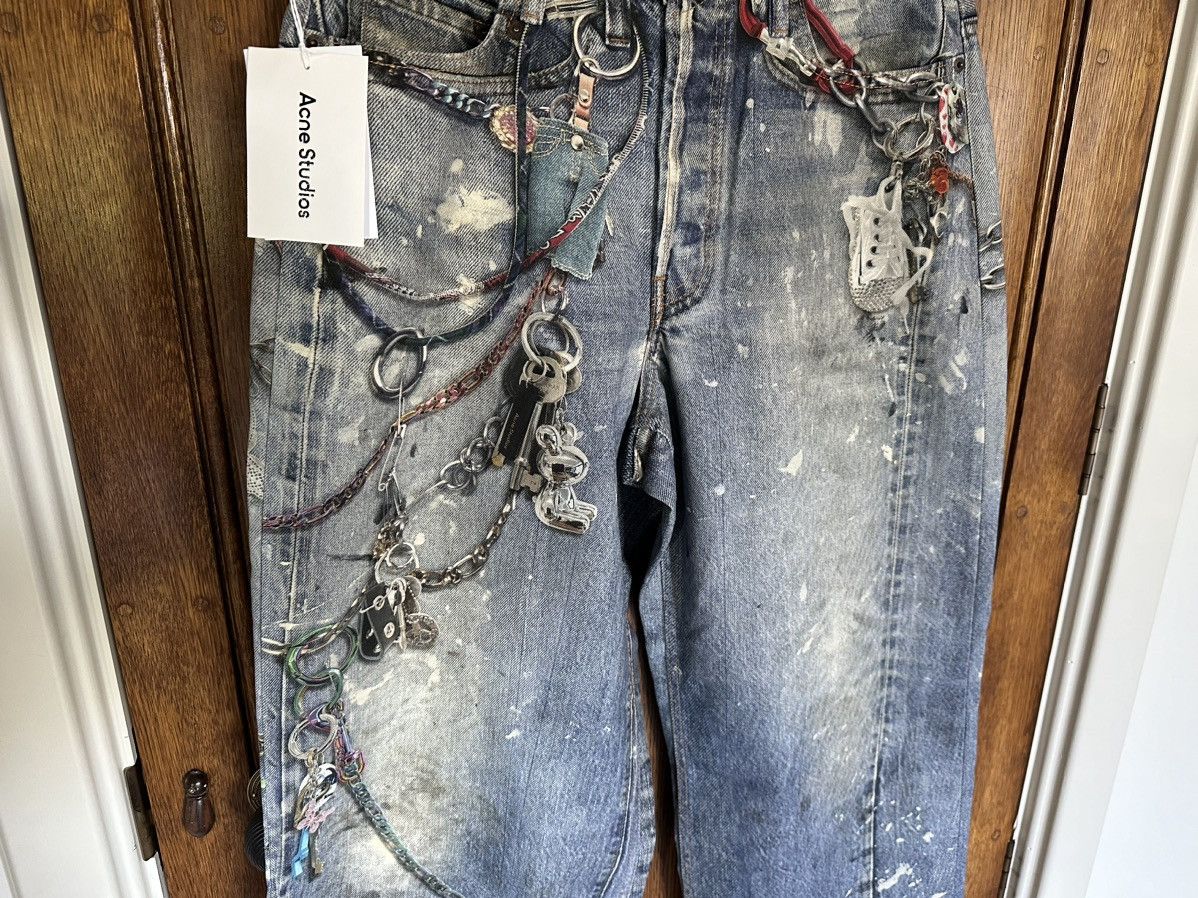 Acne Studios SS24 Acne studios loose fit rope chain jeans 48 Size US 32 / EU 48 - 14 Thumbnail