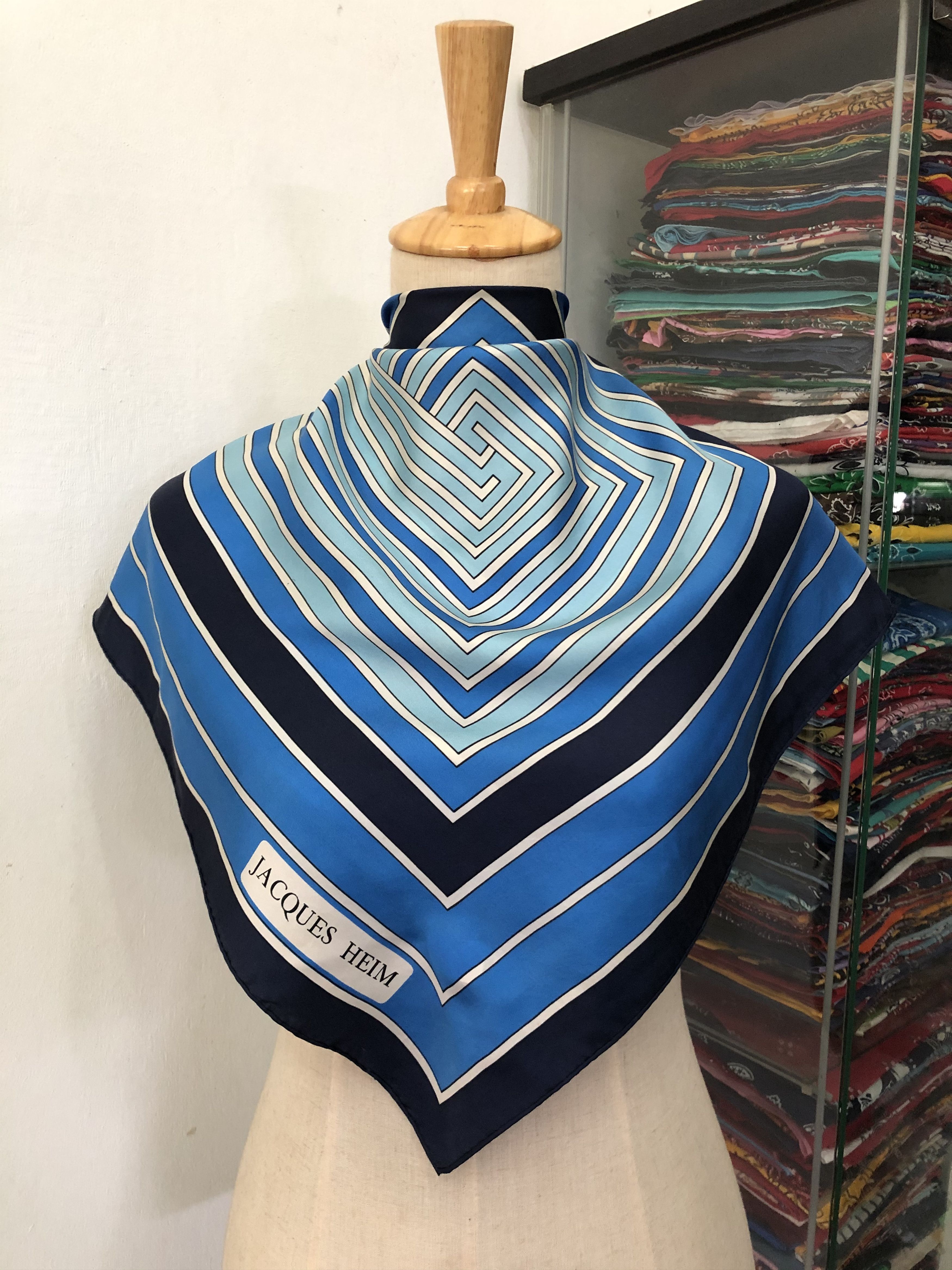 Vintage Jacques Heim Silk Scarf