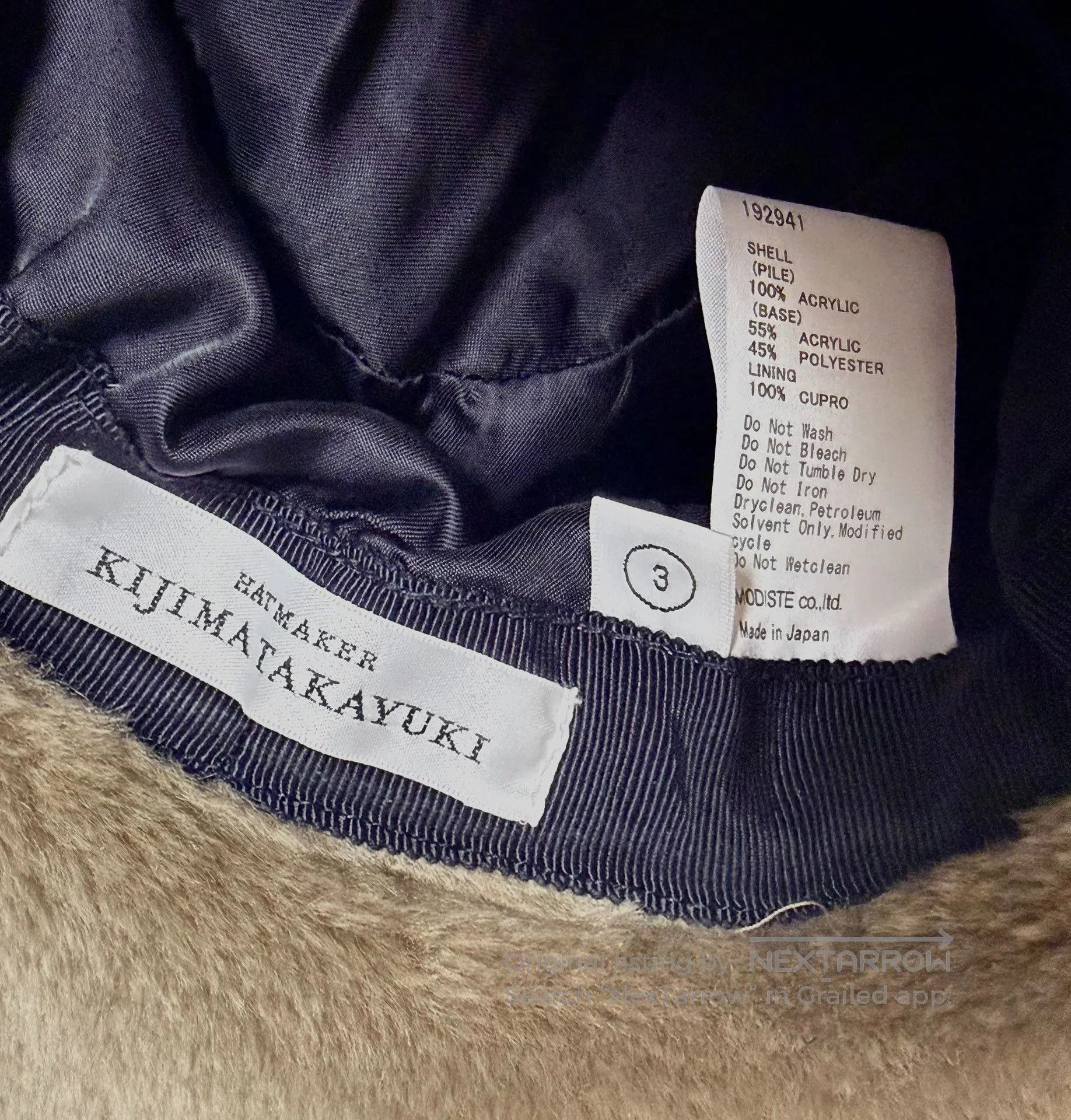 KIJIMA TAKAYUKI Kijima Takayuki Artificial Fur Bucket Hat. Size ONE SIZE - 9 Thumbnail