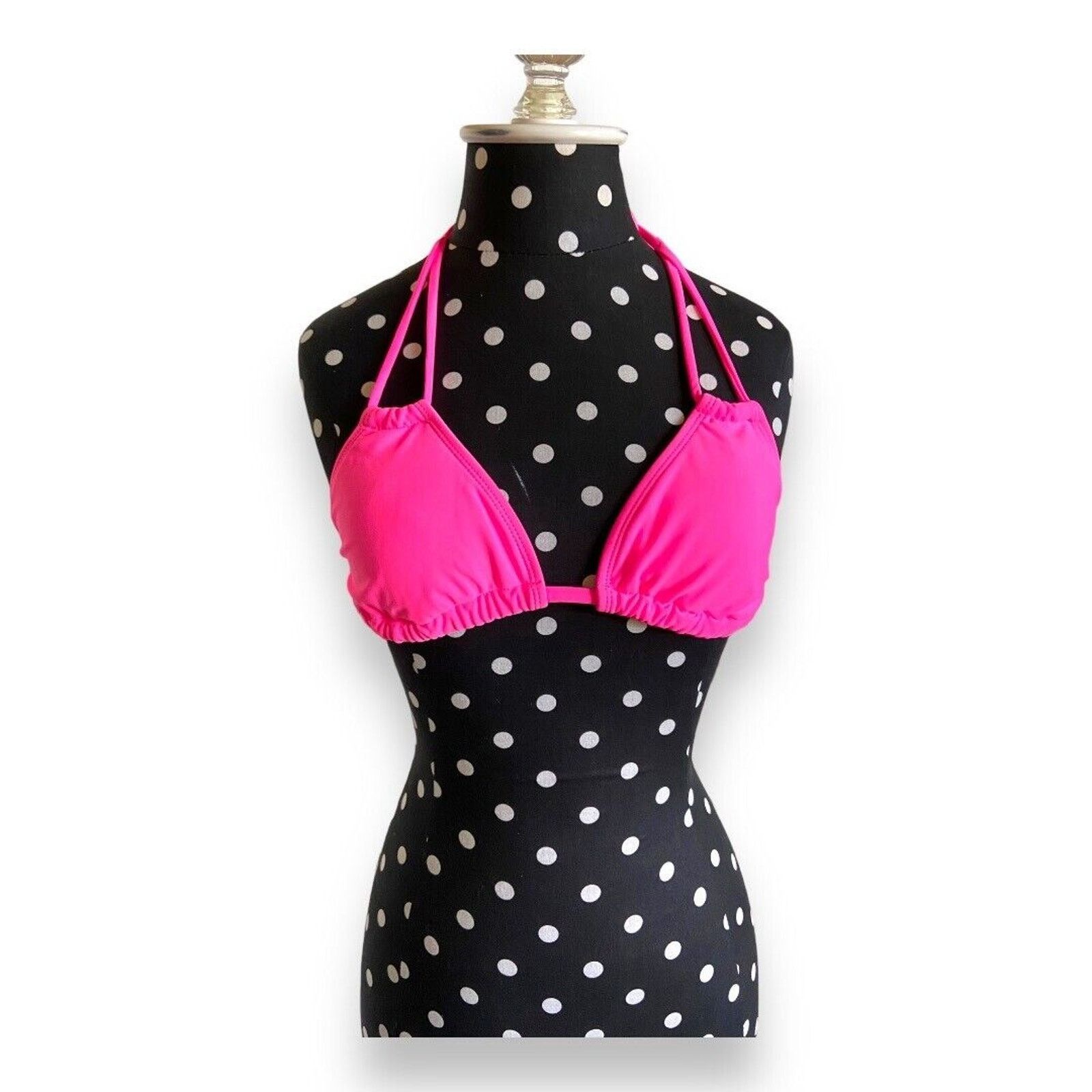 Other No Boundaries Bikini Top S 3 5 White String Removable Pads Size ONE SIZE - 4 Thumbnail